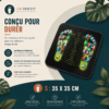 Tapis d'acupression 12H DEBOUT taille S, 35 x 35 cm