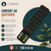 Tapis d'acupression 12H DEBOUT taille M, 120 x 35 cm